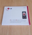 Lg 8500  Manual Only User Guide Brand New - Sealed - No Phone - English french