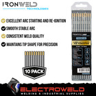Eofy Sale   Ironweld Premium Lanthanated Tig Tungsten Ac dc 10 Pack