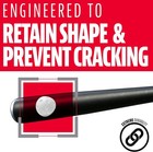 Franklin Sports Plastic Baseballs 12 Balls Batting Practice Indestruct-a-ball