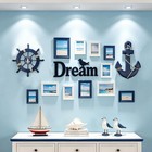 2 Pack Nautical Beach Wooden Ship Wheel   Anchor With Rope - Coastal Wall Art De