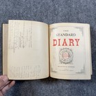 Antique The Standard Diary No  356 1916 Vintage Journal Banker  Daily Entries