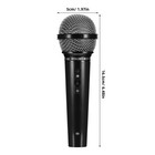 Toyvian Microphone For Kids  Plastic Fake 6 48x1 97x1 97inch  Black