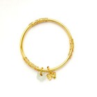 Bow Bangle Bracelet Womens Elegant Minimalist Fashion Jewelry Gift New