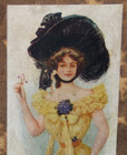 Antique Schrafft s Chocolates Box     sylvia     fda Approval 1906  Glamour Girl