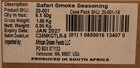 African Dream  Safari Smoke Seasoning - New  Sealed - Lot Of 6 X 50g Bottles