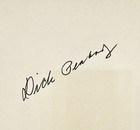 Dick Peabody Signed Autographed 4 x 6  Index Card Mackenna s Gold Combat  Rare