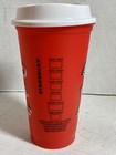 2019 Starbucks Merry Coffee Red Reusable Cup  grande  New 