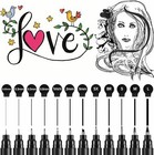 Calligraphy Pens hand Lettering Pens  Calligraphy Brush Pen Set For Beginners Wr