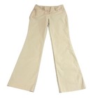 Express Editor Khaki Dress Pant Bootcut Size 0 Low Rise Preppy Career 30    Inseam