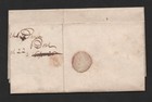 Us 1837 Early Boston  Mass  In Red On Folded Letter From The Suffolk Bank