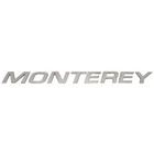Monterey Boats Raised Logo Decal 95104010-01-logo   Silver Sticker