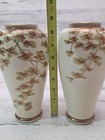 Pair Of Koshida Vases Antique Vintage 8 5  Tall
