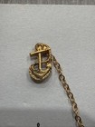 Rare Vtg New 1940-1963 Girl Scout Midshipmite Mariner Pin Rank Guard Ship Anchor
