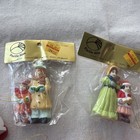 Vtg Mcm Wooden  Ceramic  And Plastic Ornament Lot  10  Some New