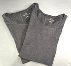 Caslon Women s Cotton  Long Sleeve Scoop Neck T-shirts Black  Small