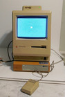 Vintage Apple Macintosh Plus 1mb Floppy W  Mouse Pl70 Turbo System Saver