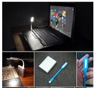 1x Bendable Usb Night Lights Mini Portable Table Read Lamps Laptop Plug Torch