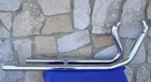 Chrome Big Growl Custom 2 1 4  Long Rifles Drag Pipes For Softail 1986-2003