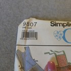 Vintage Simplicity 9807 Apron Sewing Pattern Uncut Craft Retro Farmhouse
