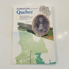 National Geographic Map The Making Of Canada Quebec March 1991