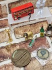 Vtg  Dad s Desk  Junk Drawer Lot Miniatures  Military  747 Medallion  Matchbox
