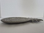Vintage Pewter Pineapple Tray  Footed  11 5 