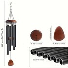 Large Deep Resonance Serenity Wind Chimes Metal Deep Tone Outdoor Home Decor 
