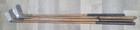 4 Antique Vintage 1900-1910 Smooth Face Hickory Wood Shaft Golf Clubs Crescent