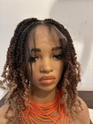 Full  Twist Braided Lace Wig - 16   