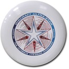 Ultra-star 175g Ultimate Frisbee Sport Disc  6 Pack  White