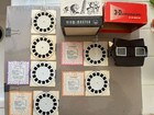 Vintage View-master 3-d Model E Viewer With 6 Rare Reels  ft-1 3 5 6 7  8  vgc
