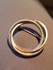 The Essential Five  Featuring Monet  west Germany Vintage Circle Brooches