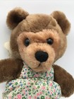 Dakin Nelly Bear Nature Babies Plush Teddy In Dress Tag Vtg 1978 Stuffed Animal