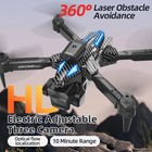 Drone 2026 4k Hd 3 Camera Wifi Fpv Rc Foldable Quadcopter 360  obstacle Avoidance