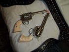 Lone Ranger Like Holster With Two Revolvers