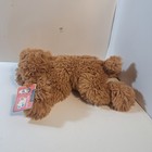 Fao Schwarz Doodle Dog Plush Brown  Stuffed Animal Toy 13 