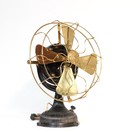 1903 Ge 5-speed Antique Trunnion Mount Pancake Fan   Excellent   Works Great