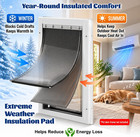 Large Extreme Weather Dog Door Replacement Flap  Vinyl Panel  Magnetic