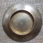 Vintage Marked China Copper Cloisonne Sika Deer Spotted Deer Flower Plate 3 5 