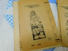 Lot Of 3 Vintage 1950s Original Mail Order Patterns 20  Doll Clothes Amer Weekly