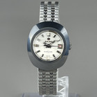 Lado Diastar Vintage Automatic Ladies Watch Silver Dial Ss Band Swiss Watch
