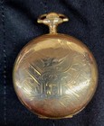 14k Gold Filled Pocket Watch Waltham Antique Rare 15 Jewel Working Running ----