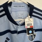 2023 Adidas Men   s Sporting Kansas City Hoops Soccer Jersey Large  Mls Us