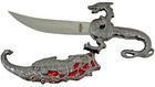 10  Fantasy Dragon Dagger Knife Sword Fixed Blade With Sheath Stainless Steel