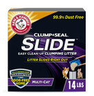  2 Pack  Arm   Hammer Clump   Seal Slide Multi-cat Clumping Litter  14 Lbs
