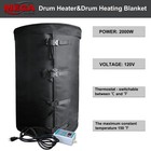 Industrial Grade weather Resistant Drum Heating Blanket 55 Gallon Drum Heater   