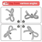 2pcs Crystal Rhinestones Bow Shoe Clips Wedding Bridal Shoe Buckles Diy8358