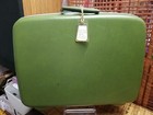 Vintage Samsonite Silhouette Green Hard Shell Luggage Travel Suitcase Vs Person