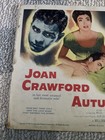 Original 1956 Autumn Leaves 11 x14  Lobby Card Joan Crawford