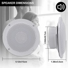 4 Inch 160w Marine Waterproof Bluetooth Speakers For Atv Utv Spa Golf Motorcycle